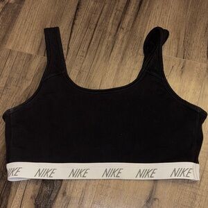 Nike Black and White Sports Bra